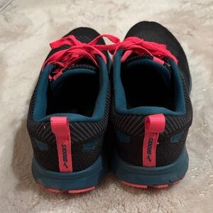 Brooks Black and Pink Athletic Sneakers